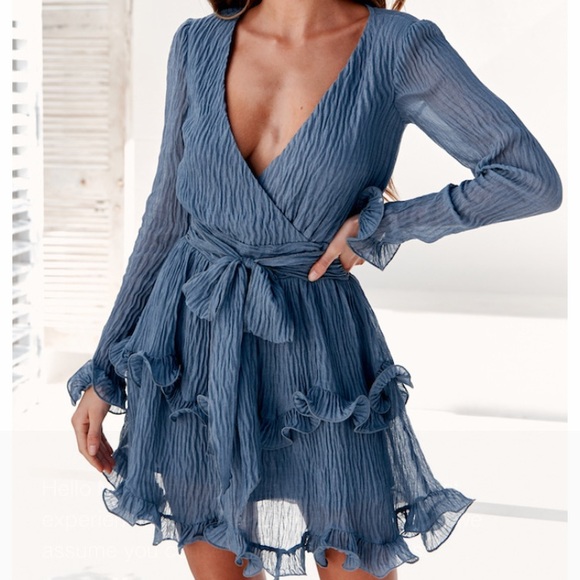 Hello Molly Dresses & Skirts - Never Worn Midnight Blue Hello Molly Dress